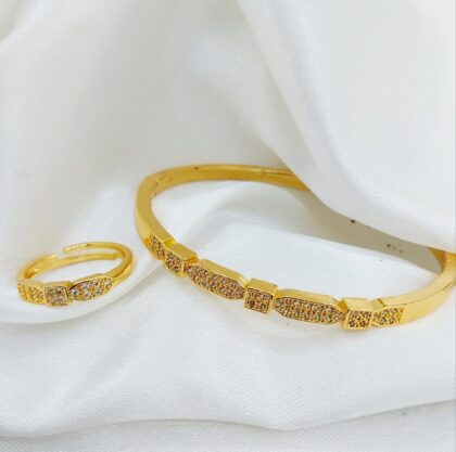 Premium Gold-Plated Bangle for Women – Bridal & Party Wear